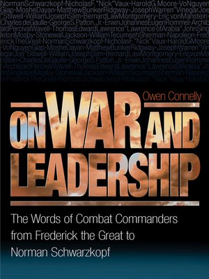 cover image of On War and Leadership